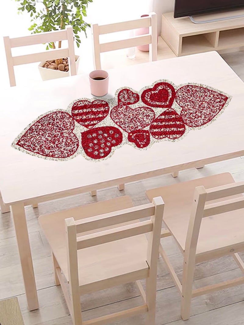 AIVIK Premium Handcraf Beautiful Beaded Table Runner Craftsmanship 13 36 Inch BR012 - Image 2