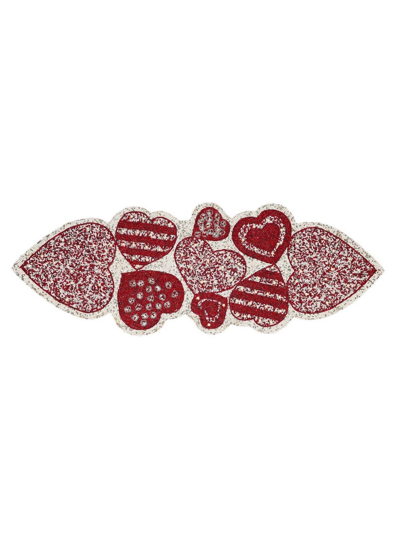 AIVIK Premium Handcraf Beautiful Beaded Table Runner Craftsmanship 13 36 Inch BR012 - Image 4