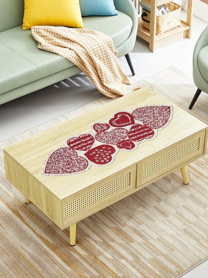AIVIK Premium Handcraf Beautiful Beaded Table Runner Craftsmanship 13 36 Inch BR012 - Image 3