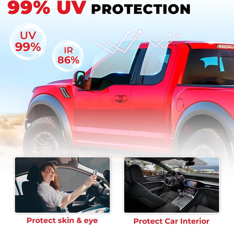 TOYOCO 20% VLT Premium Carbon Car Window Tint Film - 24IN x 100FT - Image 2