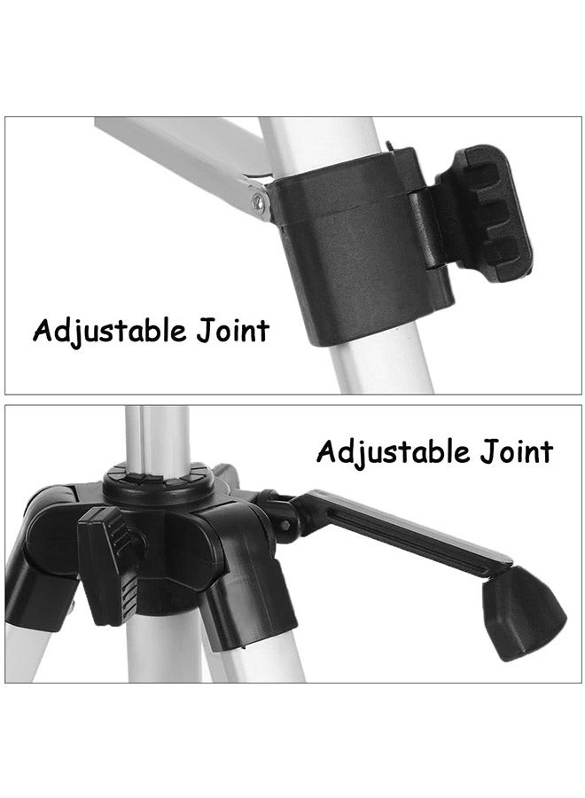 NIBEMINENT Adjustable Tripod Stand With Training Head Mannequin Holder Silver/Black/Blue  - Image 4