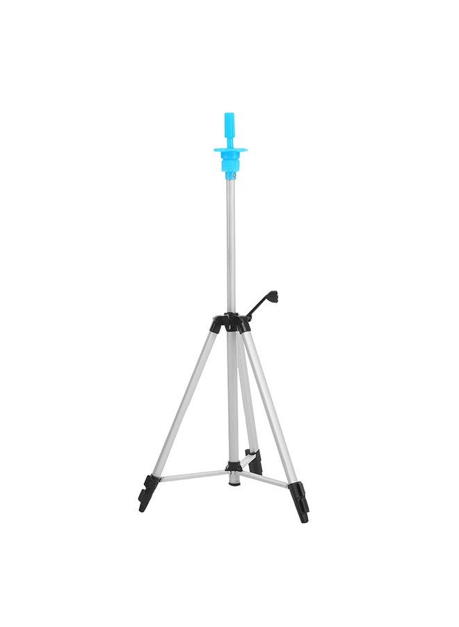 NIBEMINENT Adjustable Tripod Stand With Training Head Mannequin Holder Silver/Black/Blue  - Image 3