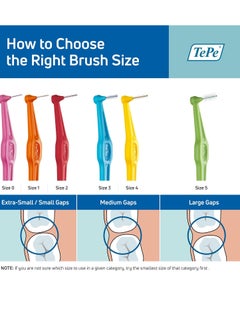 Tepe TEPE Interdental Brush Angle, Angled Dental Brush for Teeth Cleaning, Multi Pack  - Image 4