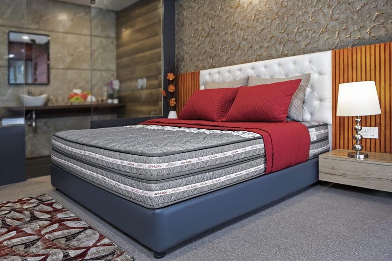 UNILUXX UNILUXX Sheeluxx Multi Layered and Ultra Soft Memory Foam Mattress for HomeGrey 78x72275MM  - Image 2