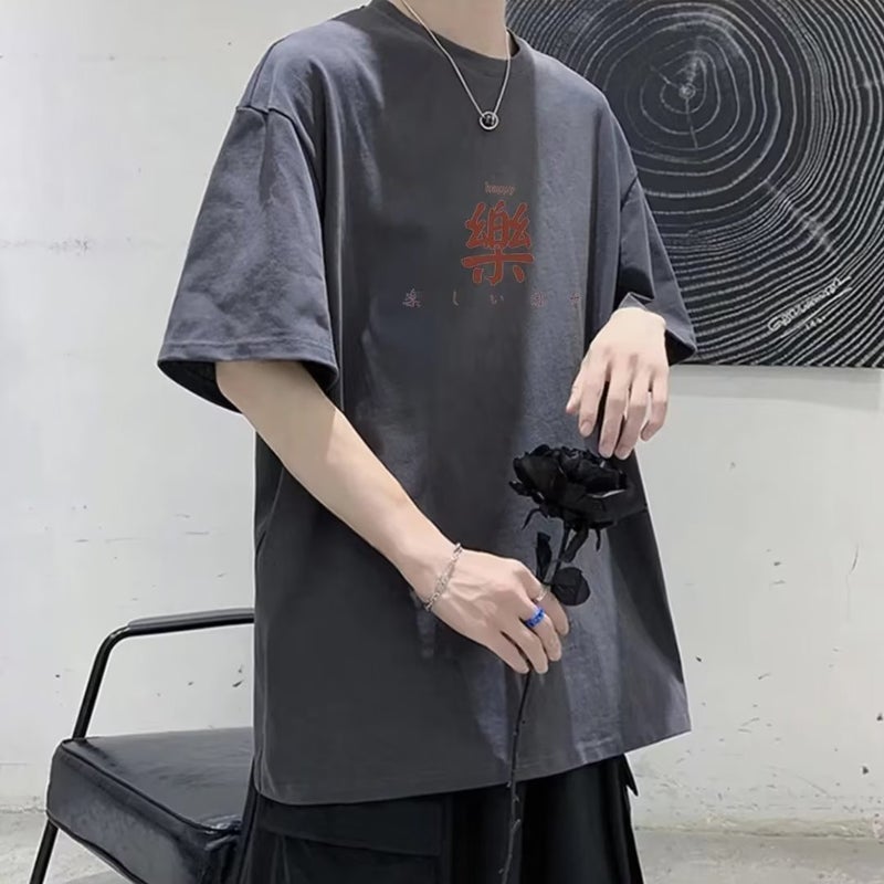 Boys Short-sleeved T-shirt Fashionable Summer Loose Summer 2025 New Teenagers Base Shirt Top Clothes T-shirt - Image 4