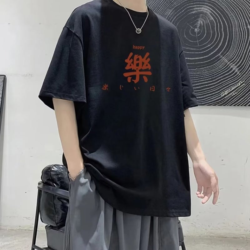 Boys Short-sleeved T-shirt Fashionable Summer Loose Summer 2025 New Teenagers Base Shirt Top Clothes T-shirt - Image 3