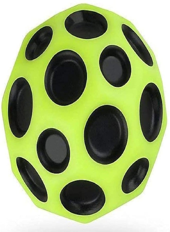 MSGH Toyz Bouncing Moon Basketball For Kids With Soft Rubber Bounce Ball Set Playground Toy Best Gift For Boys And Girl (Random Color) (Bouncing Moon Ball (Pack Of 1)),Green - Image 1
