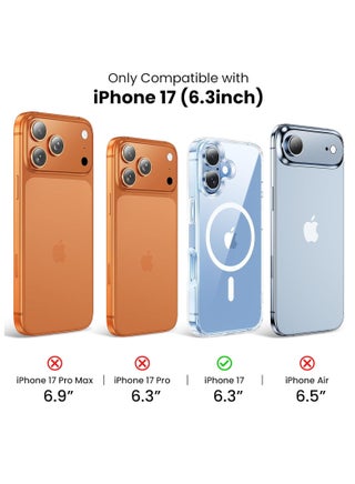 iPhone 17 Magsafe Case Wireless Charging Support Slim Clear Magnetic Cover for iPhone 17 Shockproof Phone Cover for iPhone 17 6.1 inch - view 2