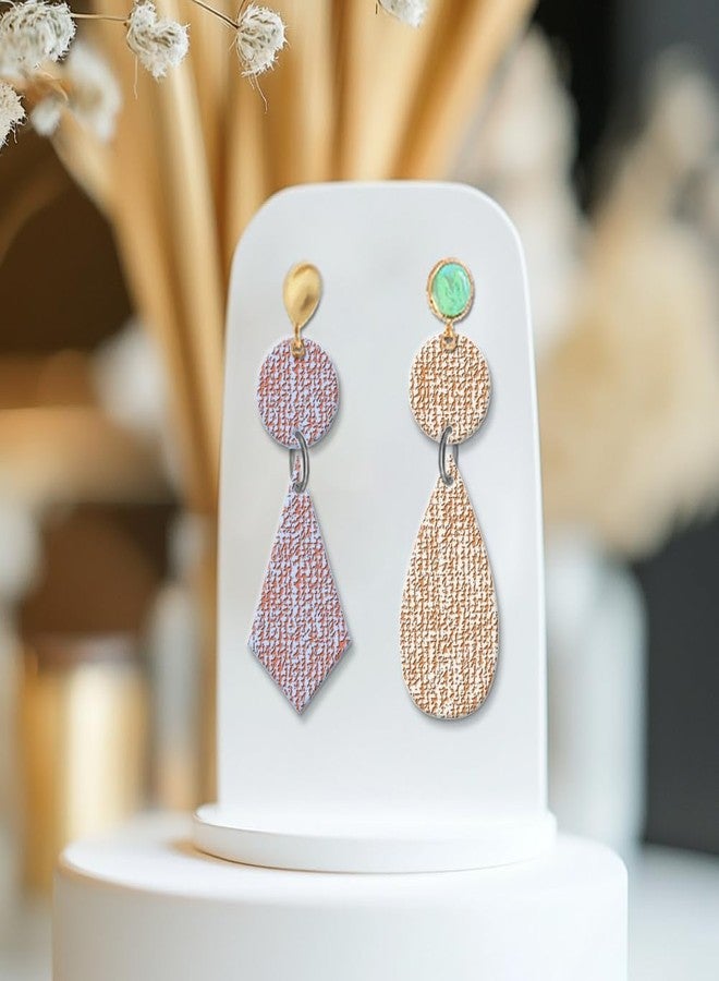 CHGCRAFT Linen Cloth Texture Silicone Clay Texture Stamp Polymer Clay Texture Sheets Clay Modeling Pattern Pad Texture Sheets for Polymer Clay Making Earrings Jewelry - Image 5