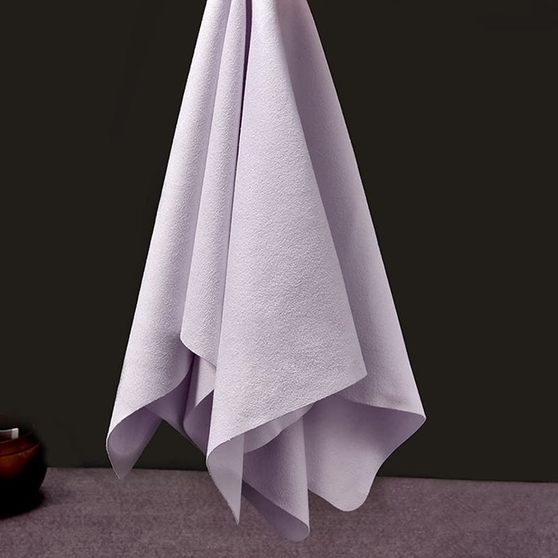 Blue Microfiber Cleaning Cloth For Glasses Screens Windows 40x40cm Large Size - Image 3