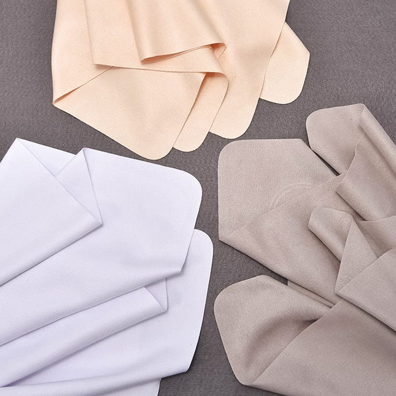 Blue Microfiber Cleaning Cloth For Glasses Screens Windows 40x40cm Large Size - Image 4