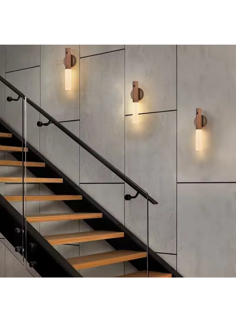 COYICMSS Motion Sensor Night Light Magnetic LED Light with USB Charging Wireless Indoor Wall Sconce for Closet Corridor Stairway Bedroom - Image 4