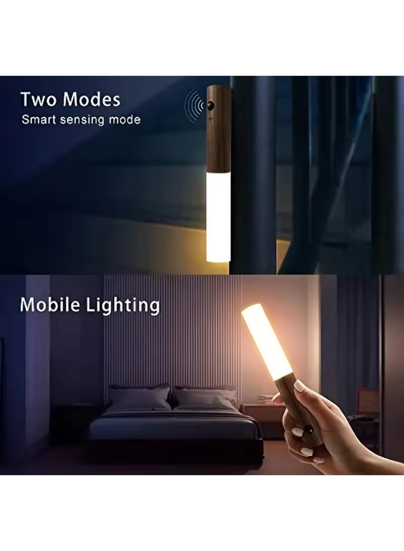 COYICMSS Motion Sensor Night Light Magnetic LED Light with USB Charging Wireless Indoor Wall Sconce for Closet Corridor Stairway Bedroom - Image 3