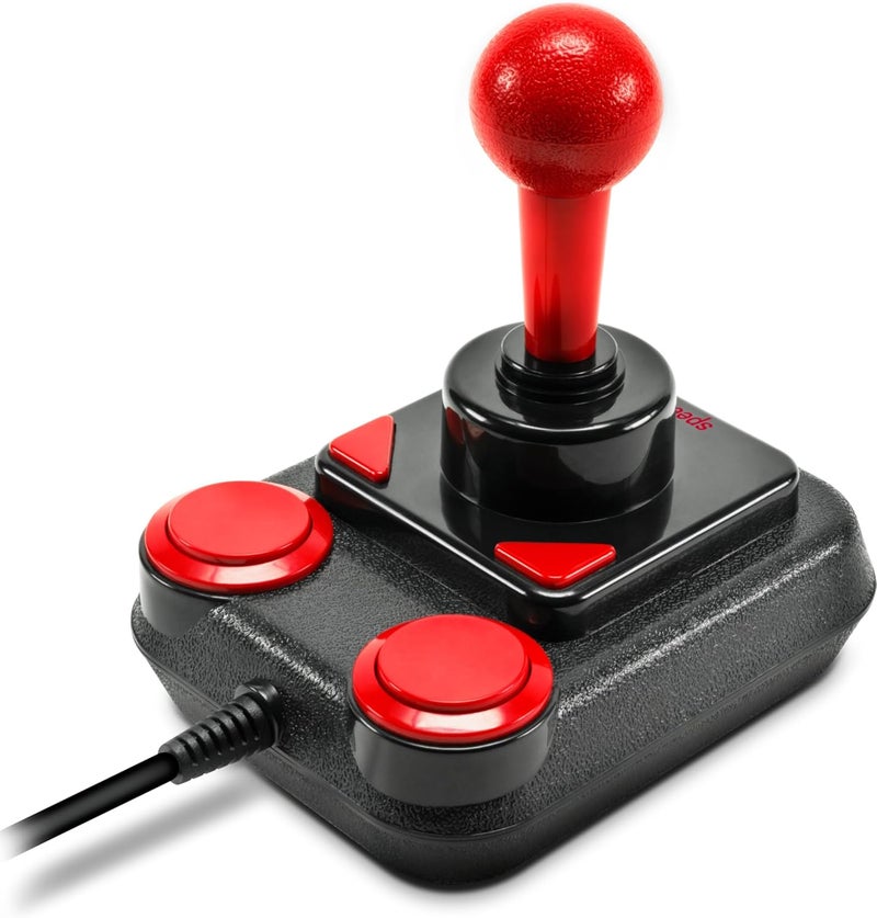 SPEEDLINK SL-650212-BKRD Competition PRO EXTRA USB Joystick - Anniversary Edition, Retro-Arcade-Stick, schwarz-rot - Image 1