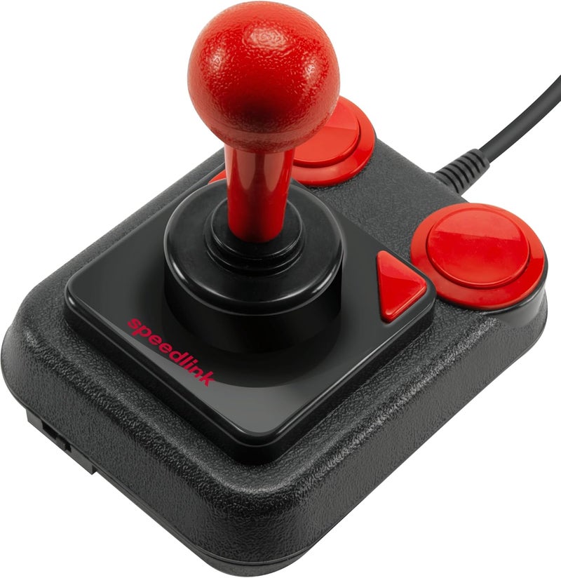 SPEEDLINK SL-650212-BKRD Competition PRO EXTRA USB Joystick - Anniversary Edition, Retro-Arcade-Stick, schwarz-rot - Image 4
