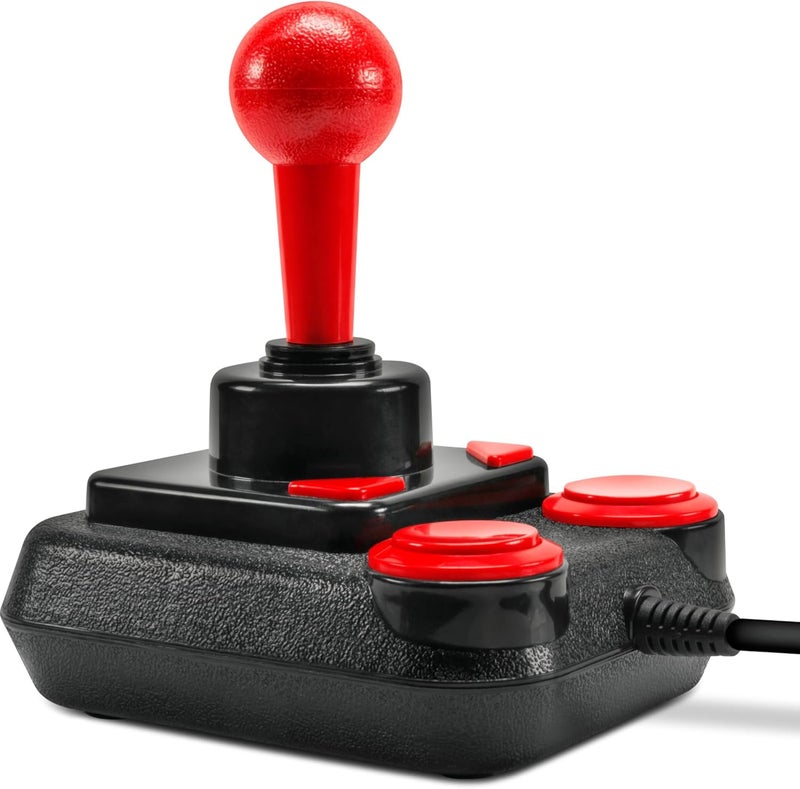 SPEEDLINK SL-650212-BKRD Competition PRO EXTRA USB Joystick - Anniversary Edition, Retro-Arcade-Stick, schwarz-rot - Image 2