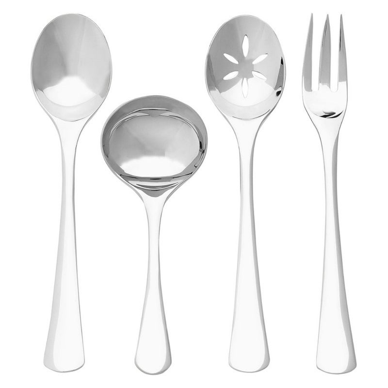 Ginkgo International Mariko 4-Piece Stainless Steel Hostess Serving Set - Image 4