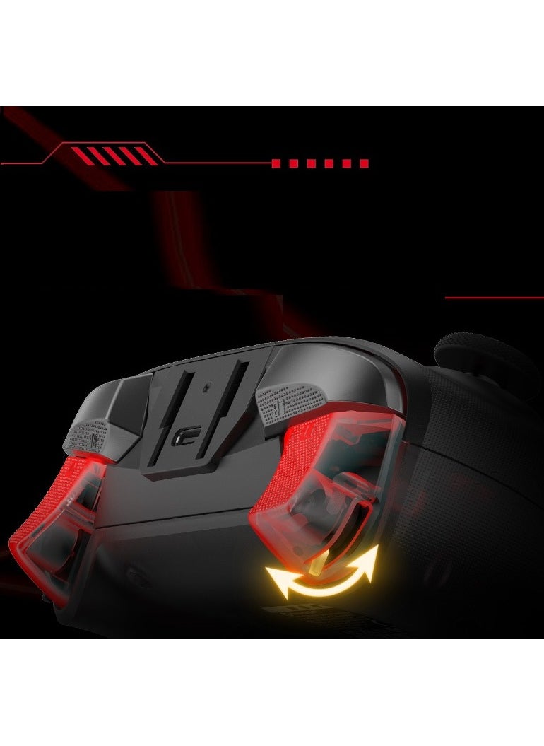 Classic Wireless Gamepad GameSir Cyclone 2 Daybreak Game Controller for PC / Steam / Switch / Android / iOS with RGB Lamp Wireless Audio Hall Linear Trigger and Micro Trigger Switch Six-Axis Gyrosco