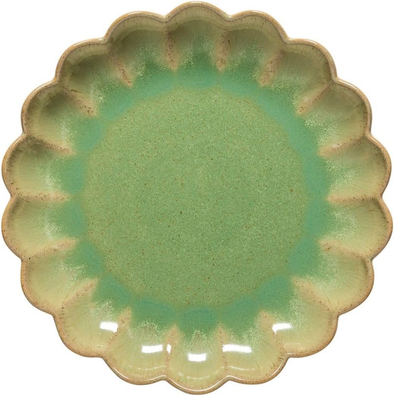 Costa Nova Ceramic Stoneware 9 Salad  Dessert Plate  Marrakesh Collection Eucalyptus Microwave  Dishwasher Safe Dinnerware  Food Safe Glazing  Restaurant Quality Dinnerware - Image 1