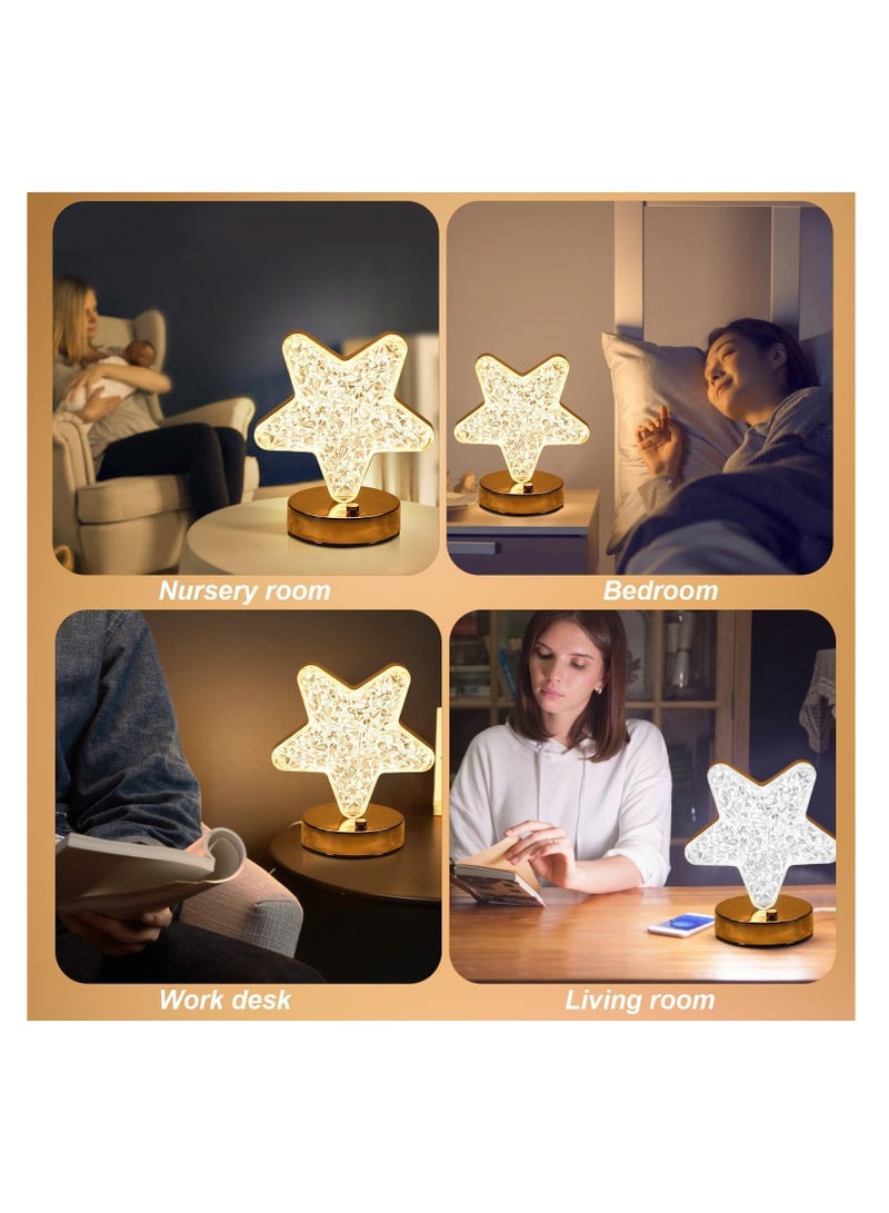 DubaiGallery LED Warm White Star Shaped Neon Signs Light with Base Battery Operated USB Powered Home Ramadan Decoration Lighting for Home Hotel Bedroom Store Decoration Night Light Home Lighting  - Image 4