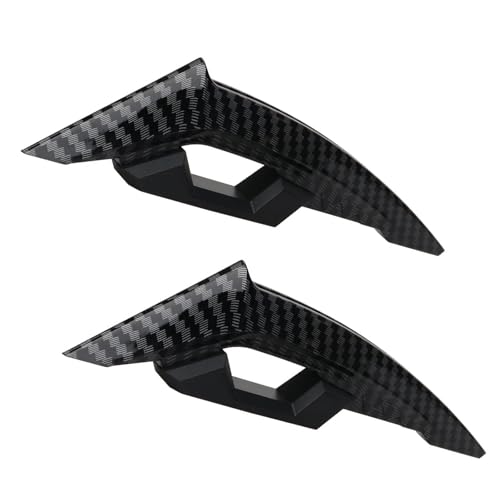 Hugwits Motorcycle Fairing Wing 724 x 159 Carbon Fiber Motorcycle Side Spoilers ClawShaped Motorbike Side Fairing Winglets Decor Universal for Most Motorcycles - Image 1