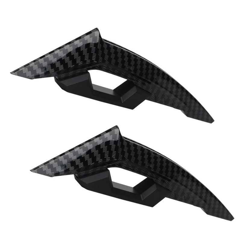 Hugwits Motorcycle Fairing Wing 724 x 159 Carbon Fiber Motorcycle Side Spoilers ClawShaped Motorbike Side Fairing Winglets Decor Universal for Most Motorcycles - Image 3