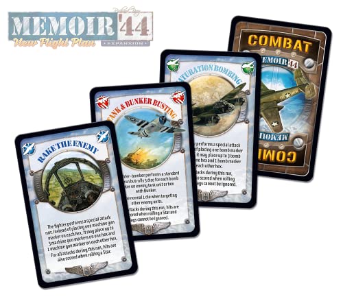 Asmodee Memoir '44 New Flight Plan Board Game EXPANSION - Take to the Skies with This Thrilling WWII Air Combat! Strategy Game for Kids & Adults, Ages 8+, 2 Players, 30-60 Min Playtime, Made by Days of Wonder - Image 4