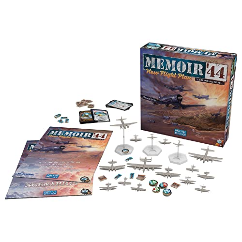 Asmodee Memoir '44 New Flight Plan Board Game EXPANSION - Take to the Skies with This Thrilling WWII Air Combat! Strategy Game for Kids & Adults, Ages 8+, 2 Players, 30-60 Min Playtime, Made by Days of Wonder - Image 2