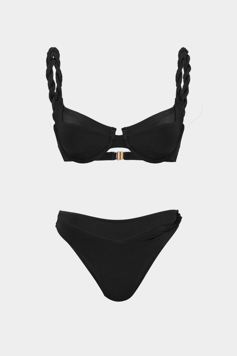 Açelya Okcu Azalea Okcu Premium Twist Strap Detailed Frigg Fit Women's Bikini Top  - Image 1