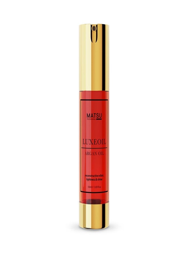 Matsu LUXEOIL ARGAN OIL |Intensive Hair Oil |Adds Shine & Gloss |Controls Frizz |Oil Treatment Hair Oil For Dry Damaged Hair |Hair Oil For Dry Hair - Image 1