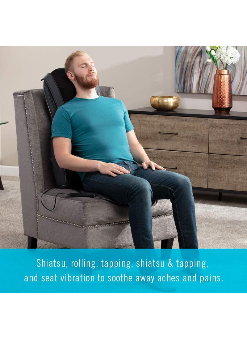 HoMedics HoMedics Serenity Shiatsu Massage Cushion with Sound  Meditation5 Massage Styles For Pain Relief Targets Neck  Shoulders Plus Soothing Heat  App Enabled  - Image 4