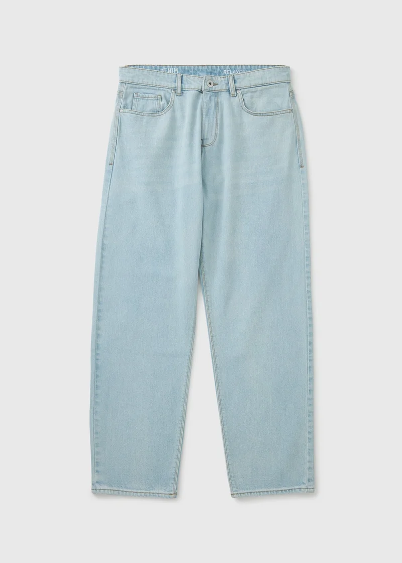 Matalan Light Wash Relaxed Fit Jeans Regular