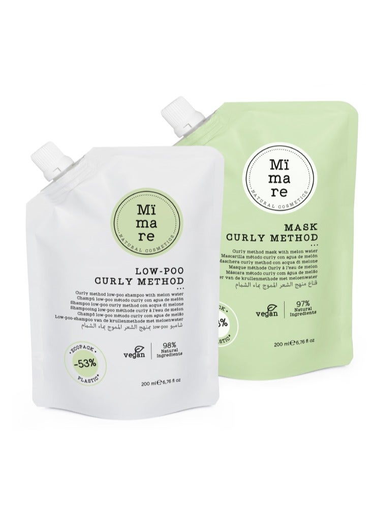 Mïmare Natural Cosmetics MIMARE CURLY METHOD LOW-POO SHAMPOO 200ML - Image 2