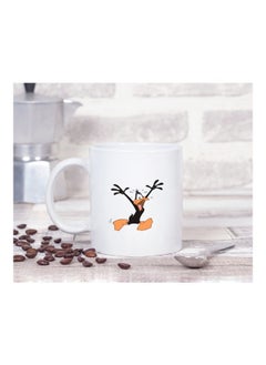 LIT Daffy Duck Printed Coffee Mug White/Black/Beige  - Image 2