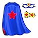 iROLEWIN KidsSuperheroCape and Mask for BoysGirls Super Hero Dressup Costumes as Children Birthday Party Gifts Favors - Image 3