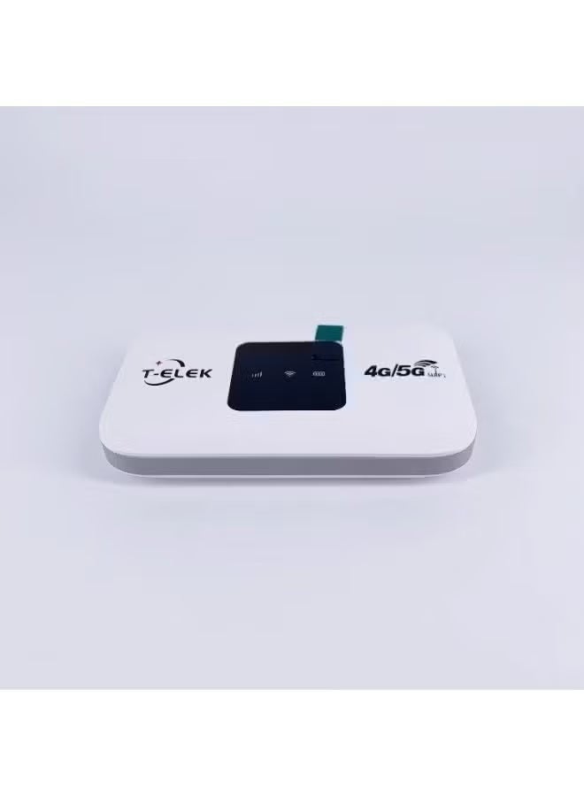 T-ELEK Portable WiFi 6 Router 4G/5G LTE Wireless Mobile Hotspot Modem with 3000mAh Battery - Image 5