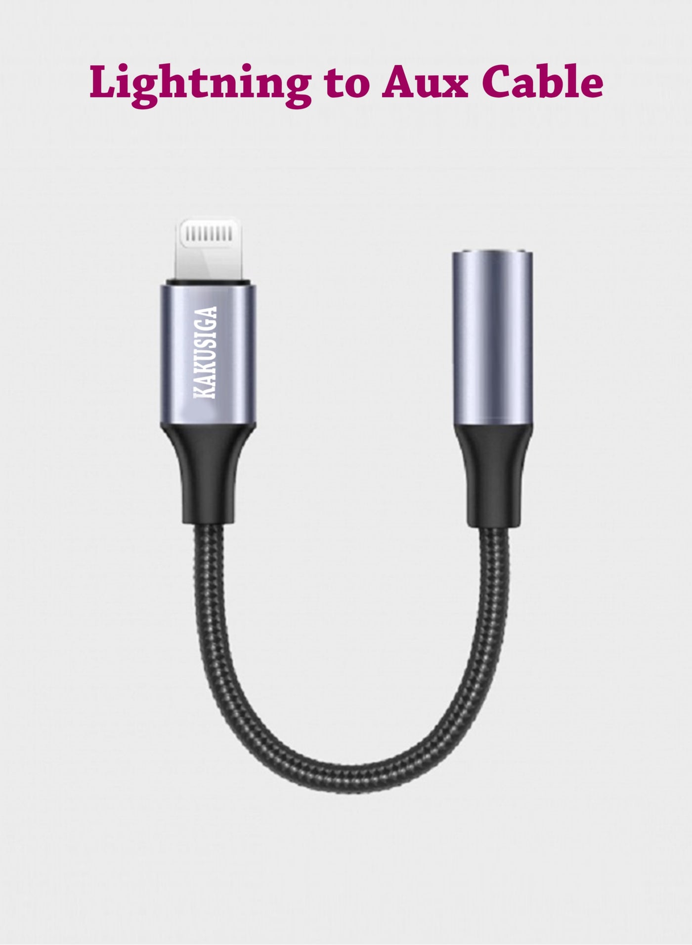 كاكوسيجا KAKUSIGA Lightning To 3 Headphone Converter