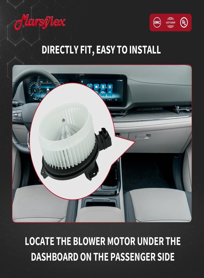 Marsflex Front Blower Motor 700194 for 2006-2011 Honda Civic, 2007-2010 Jeep Wrangler, 2008 2009 Automotive Replacement Blower Motor Fan OE: 79310-SNA-A01, 79310-SNA-A02, 68004195AA - Image 5