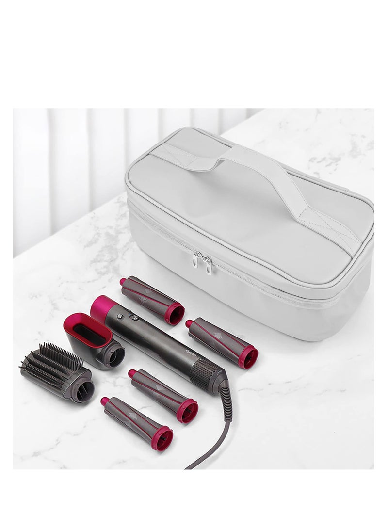 Excefore Travel Carry Case Compatible with Dyson Airwrap Styler, Portable Hanging Storage Case with Side Mesh Pockets, Hair Dryer Accessories Storage Bag - Image 2