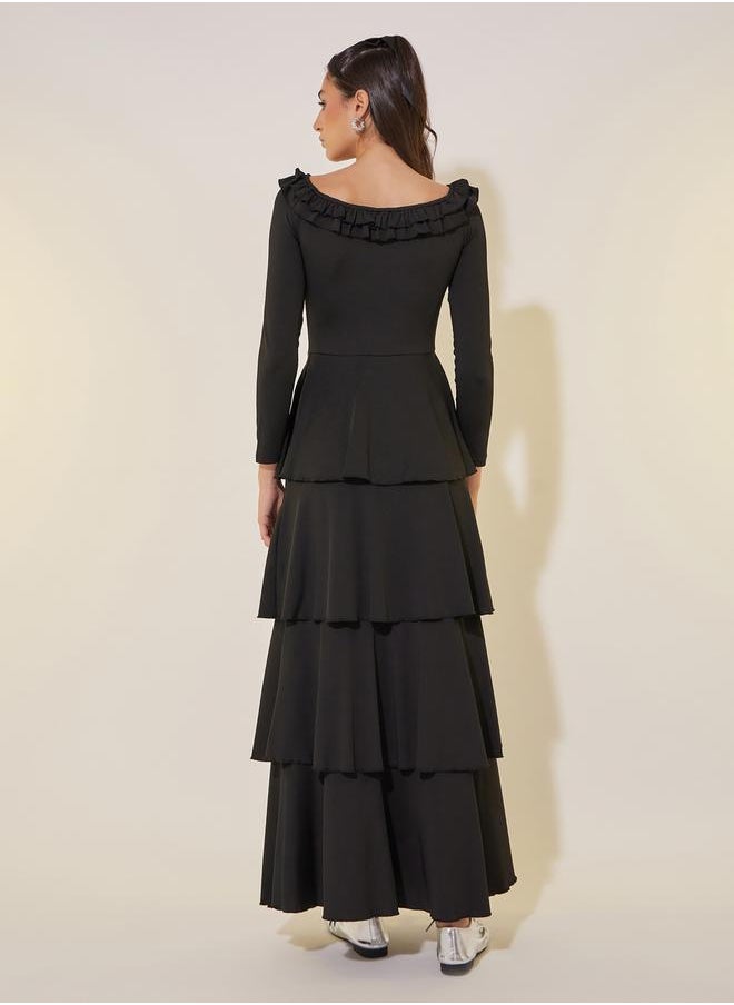 Take Two Tiered Ruffle Dress  - Image 5