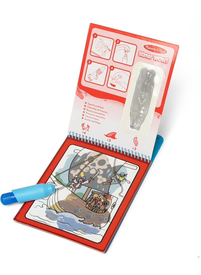 ميليسا آند دوج دفتر تلوين بالماء للأطفال – Melissa & Doug Water WOW – قابل لإعادة الاستخدام بدون فوضى + قلم ماء – رسومات مغامرات ممتعة – مناسب من عمر 3 سنوات - Image 2