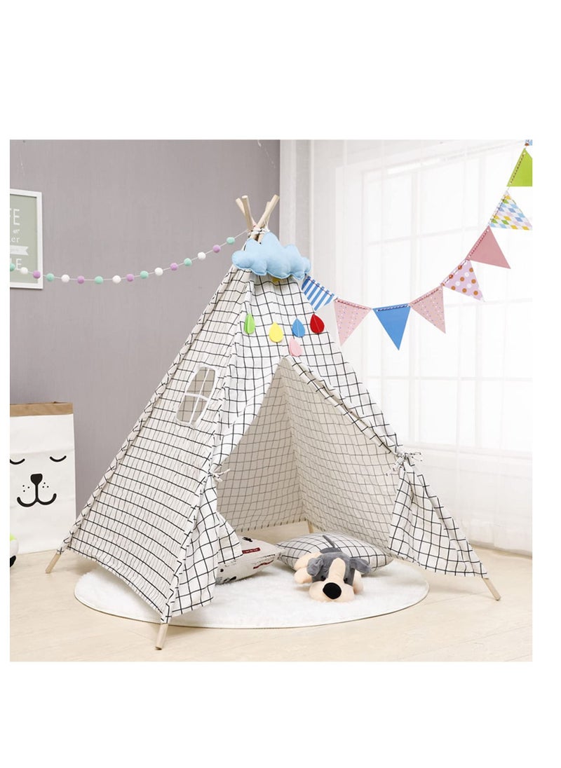 TYCOM TYCOM bear Large Indoor and Outdoor Kids Play House Double Window tent Baby House Washable Foldable Teepee Tent -Kids Play Tent Child Play Tent (Mat Not Included)  - Image 1