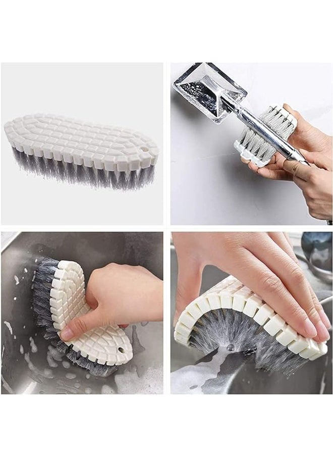 Arabest Cleaning Brush Set, 4 Pack Deep Cleaning Brushes for Kitchen Household Use, Kitchen Scrub Brush, Bottle Brush, Shoe Brush, Dish Scrub Brush, Corners Brush for Bathroom, Floor, Tile and Kitchen  - Image 4