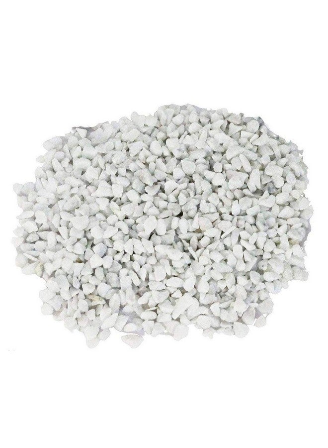 المزارع المبدع 2 كجم من رقائق الرخام الحجرية البيضاء [2 كجم] س - Image 1