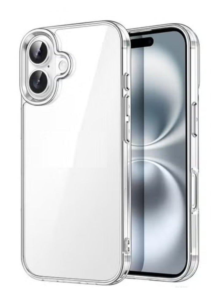TIGER iPhone 16 Cover – Crystal Clear Case, 6.1-Inch, Anti-Yellowing Soft Back, Slim Shockproof TPU, Anti-Scratch, Wireless Charging Compatible - Image 1