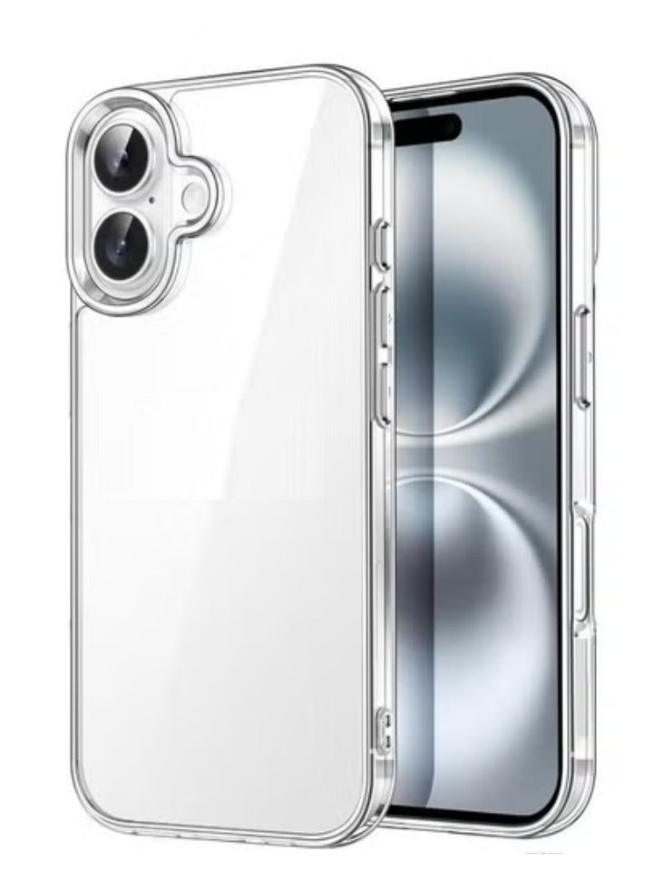 TIGER iPhone 16 Cover – Crystal Clear Case, 6.1-Inch, Anti-Yellowing Soft Back, Slim Shockproof TPU, Anti-Scratch, Wireless Charging Compatible - Image 2