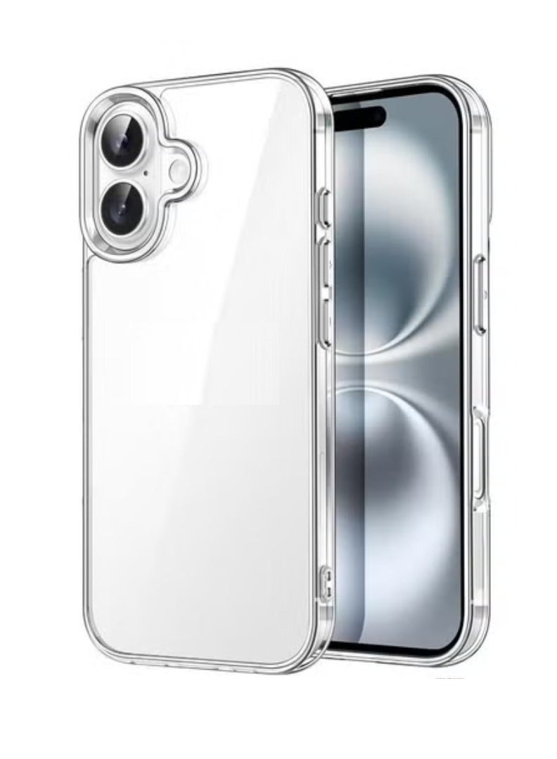 TIGER iPhone 16 Cover – Crystal Clear Case, 6.1-Inch, Anti-Yellowing Soft Back, Slim Shockproof TPU, Anti-Scratch, Wireless Charging Compatible - Image 3
