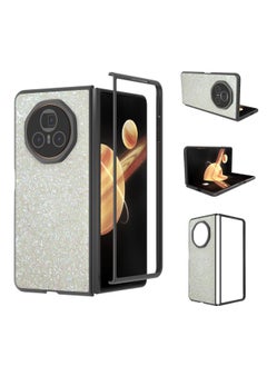 Case For Honor Magic V3 Black Frame Colorful Glitter Phone Case
