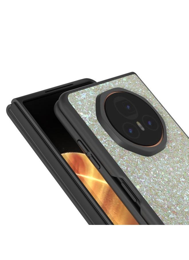 Green Tiger - Case For Honor Magic V3 Black Frame Colorful Glitter Phone Case - Image 1