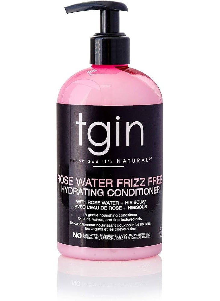 Tgin Teigen Rosewater Frizz Free Moisturizing Conditioner 13 fl oz (384 ml) - Image 1